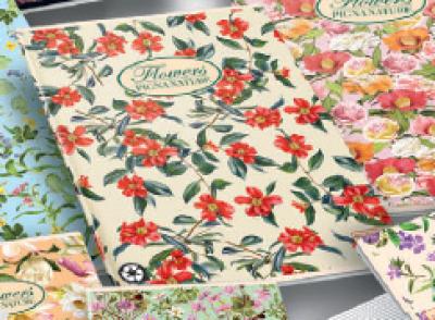 QUADERNO-CARTA-RICICLATA-A4-ECO-SOSTENIBILE-PIGNA-FLOWERS-60PZ